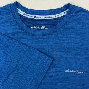 Eddie Bauer Athletic Shirt Freedry Tee Motion Run Gym Workout Lounge Travel Top